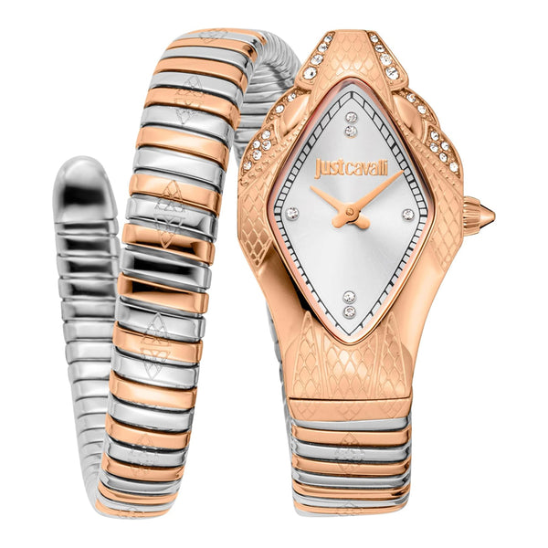 Just Cavalli Signature Snake Ferocious JC1L306M0075 Ladies Watch